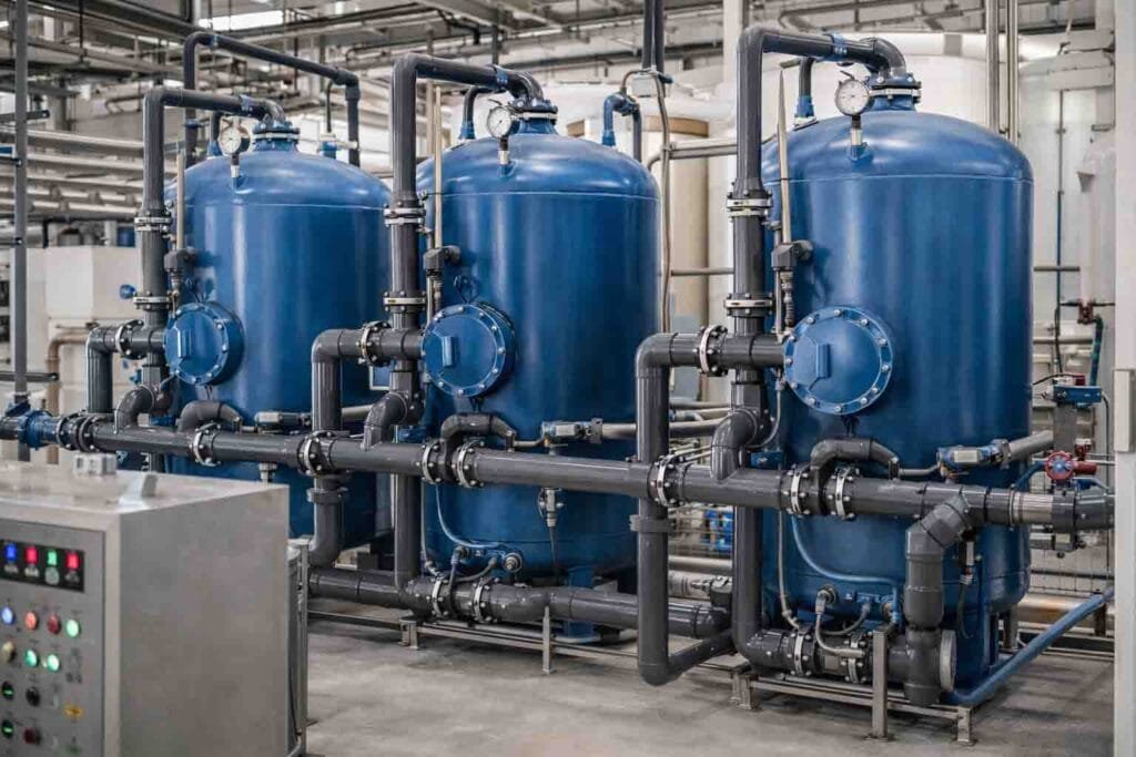 activated carbon filtration system water treatment plant