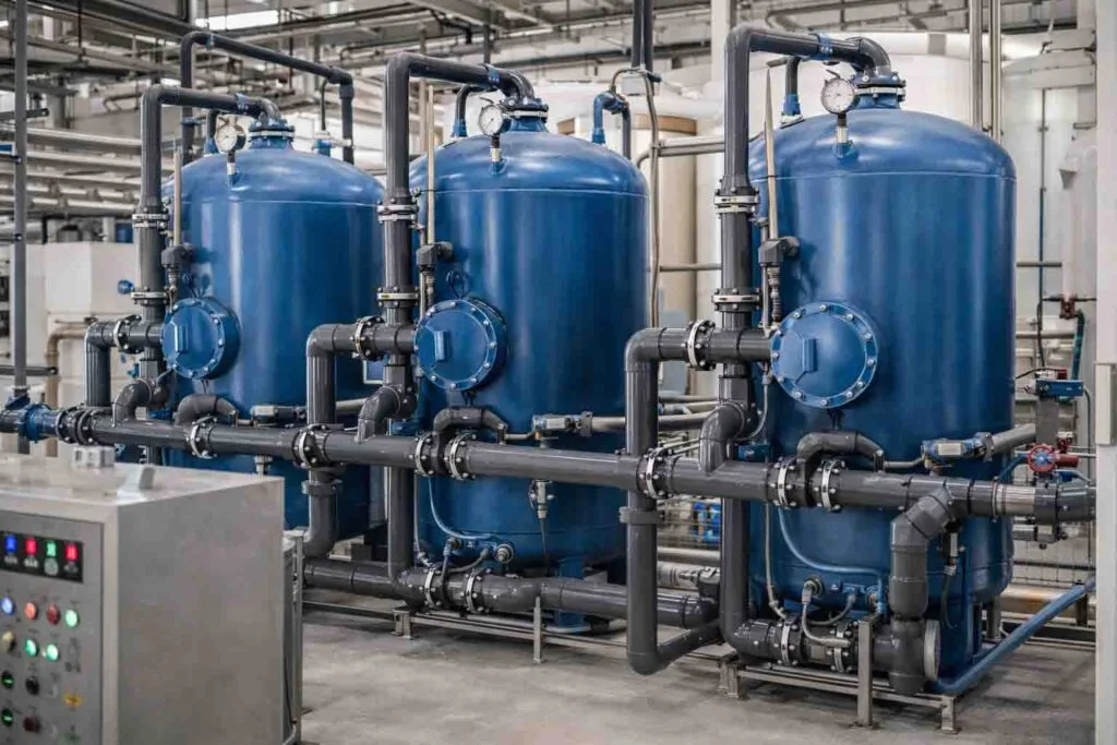 activated carbon filtration system water treatment plant