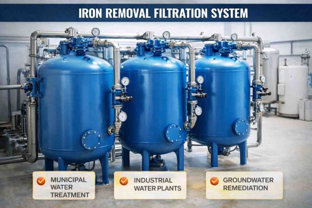 iron removal filtration system water treatment