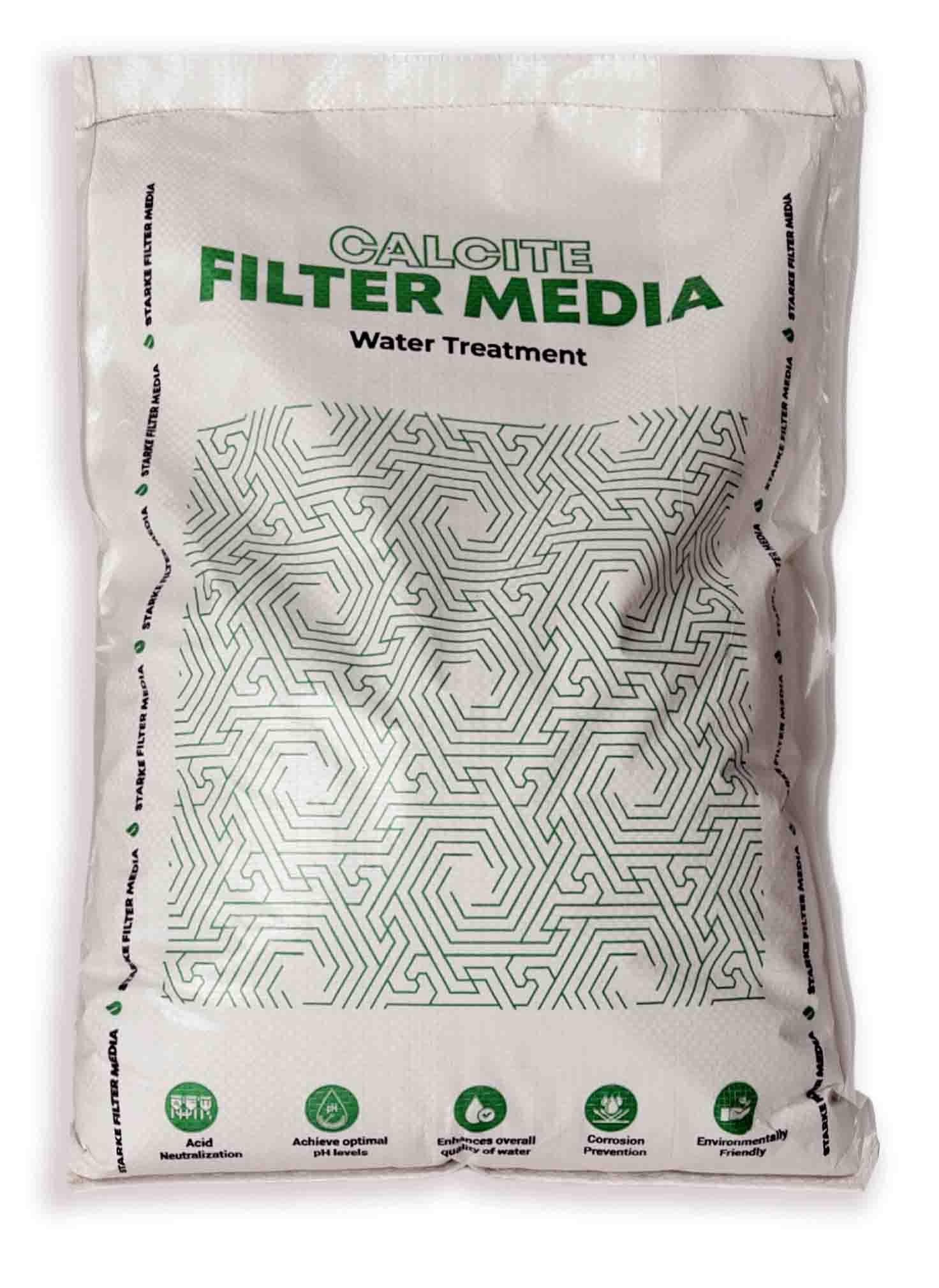 Calcite pH Correction Filter Media Packaging