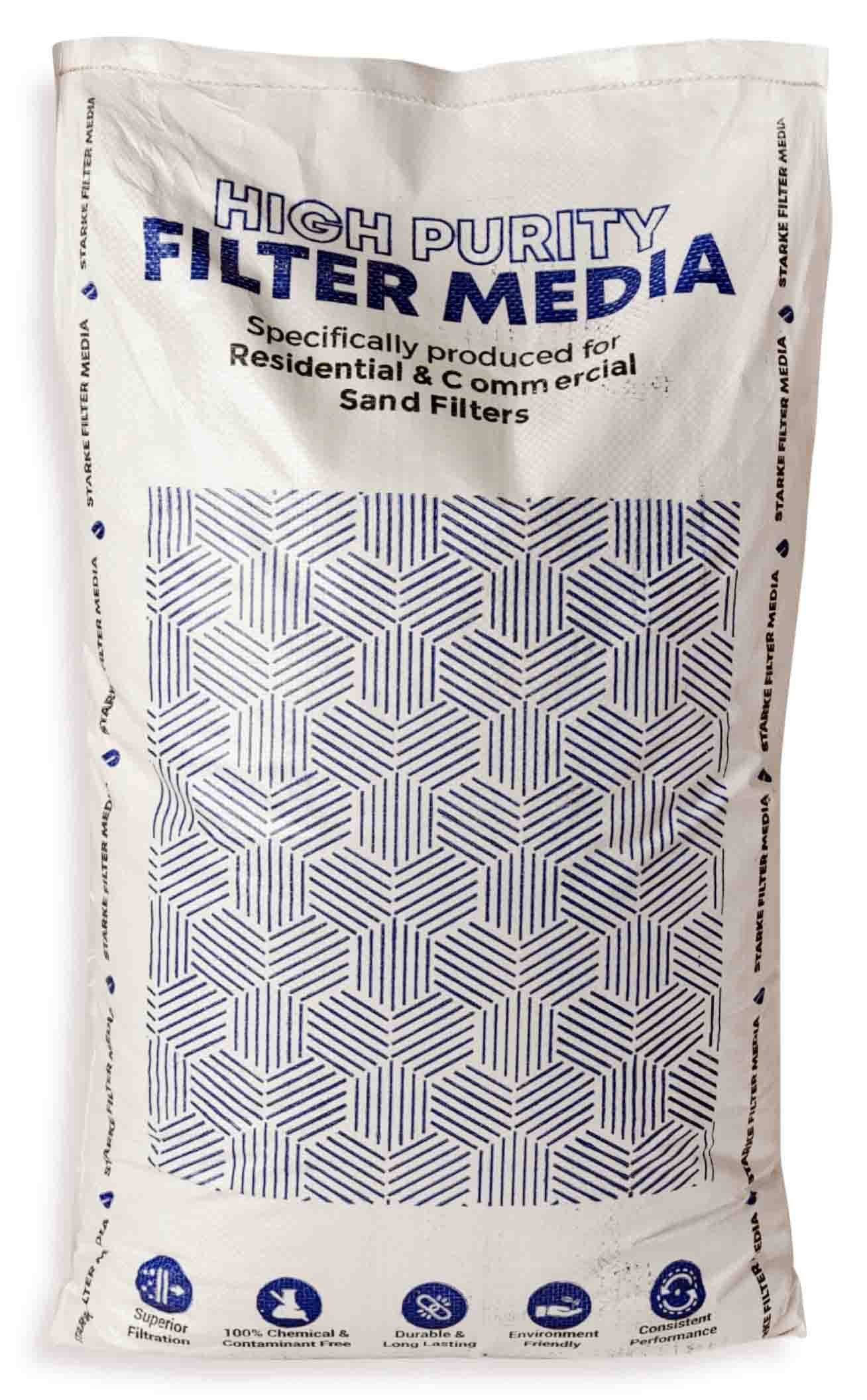 Natural Sand Filter Media Packaging
