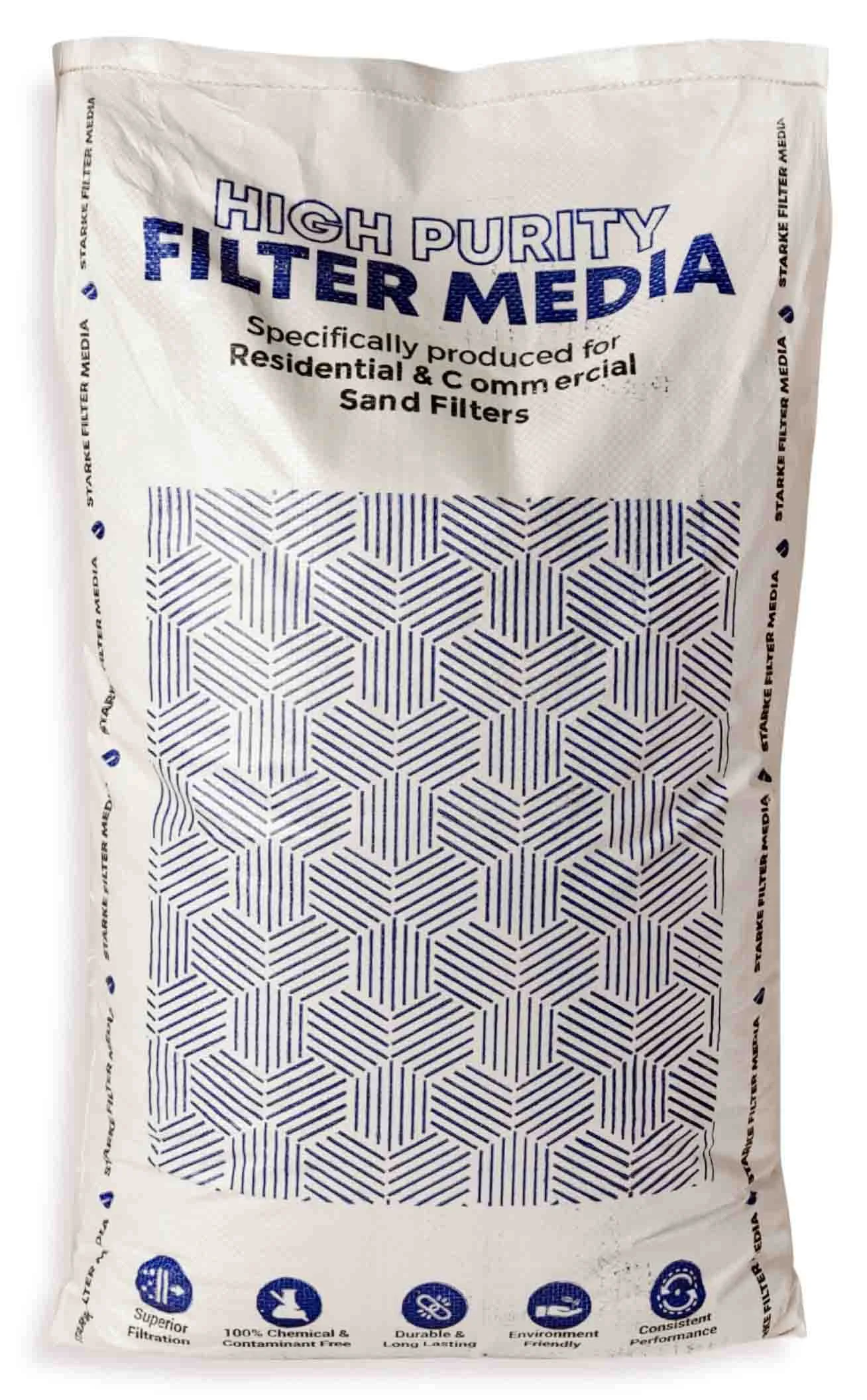 Natural Sand Filter Media Packaging