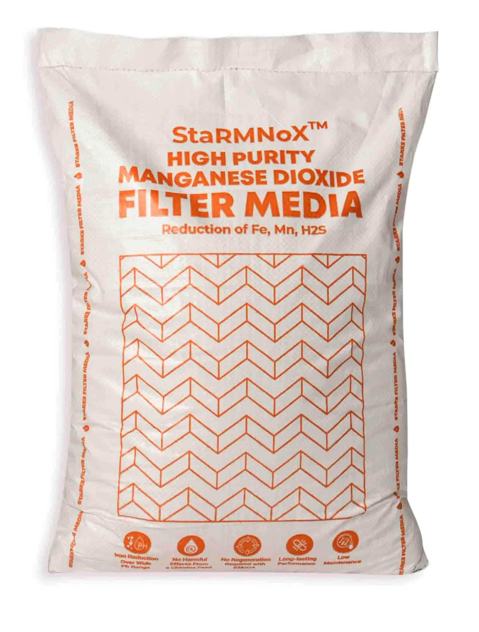 StaRMNoX™ High-Purity Manganese Dioxide Filter Media