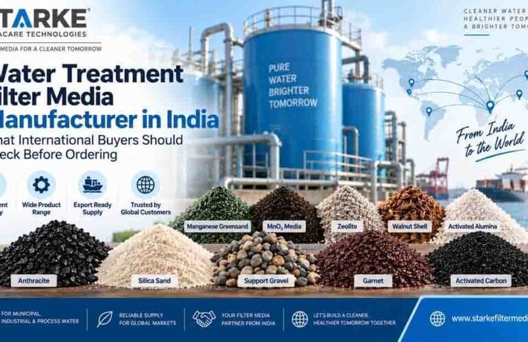 Water Treatment Filter Media Manufacturer in India: What International Buyers Should Check Before Ordering